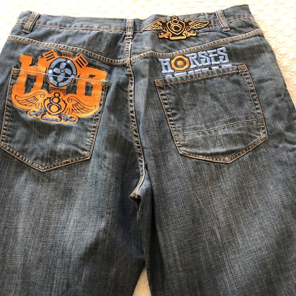 Eight 732 Mens Dark Blue Jeans  Used  42x34